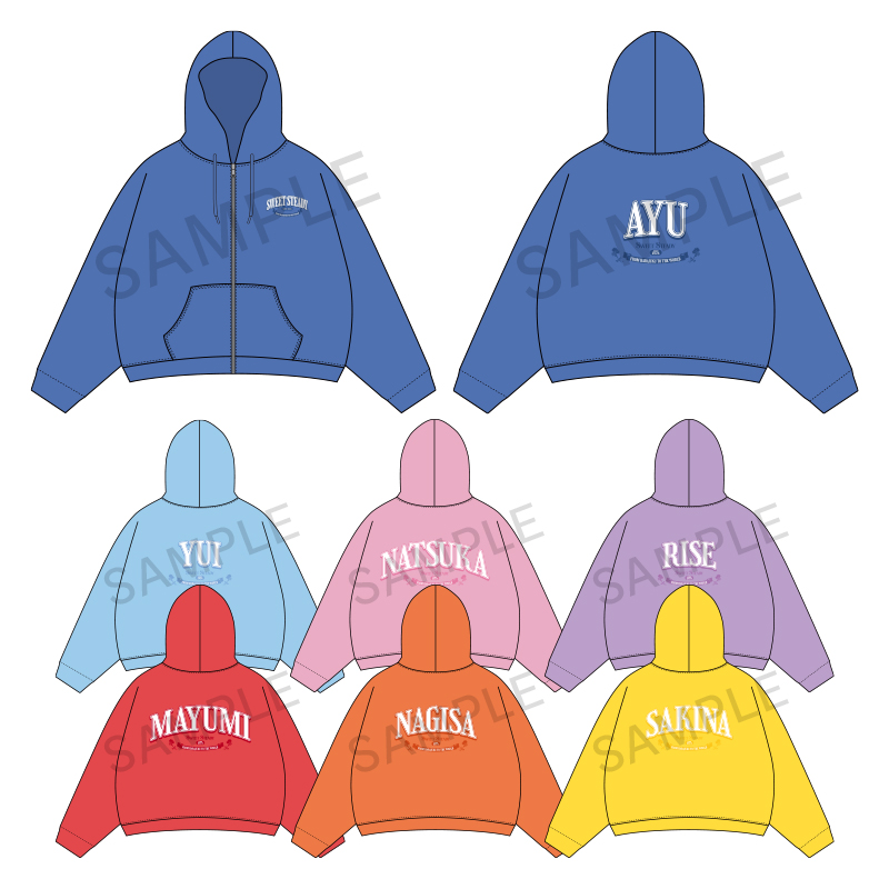 SWEET STEADY OSHI API Zip-up hoodie【ASOBIMALL(アソビモール)】