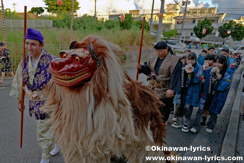 うるま市江洲の獅子舞とエイサー@豊和風まつり 2025：南の島旅