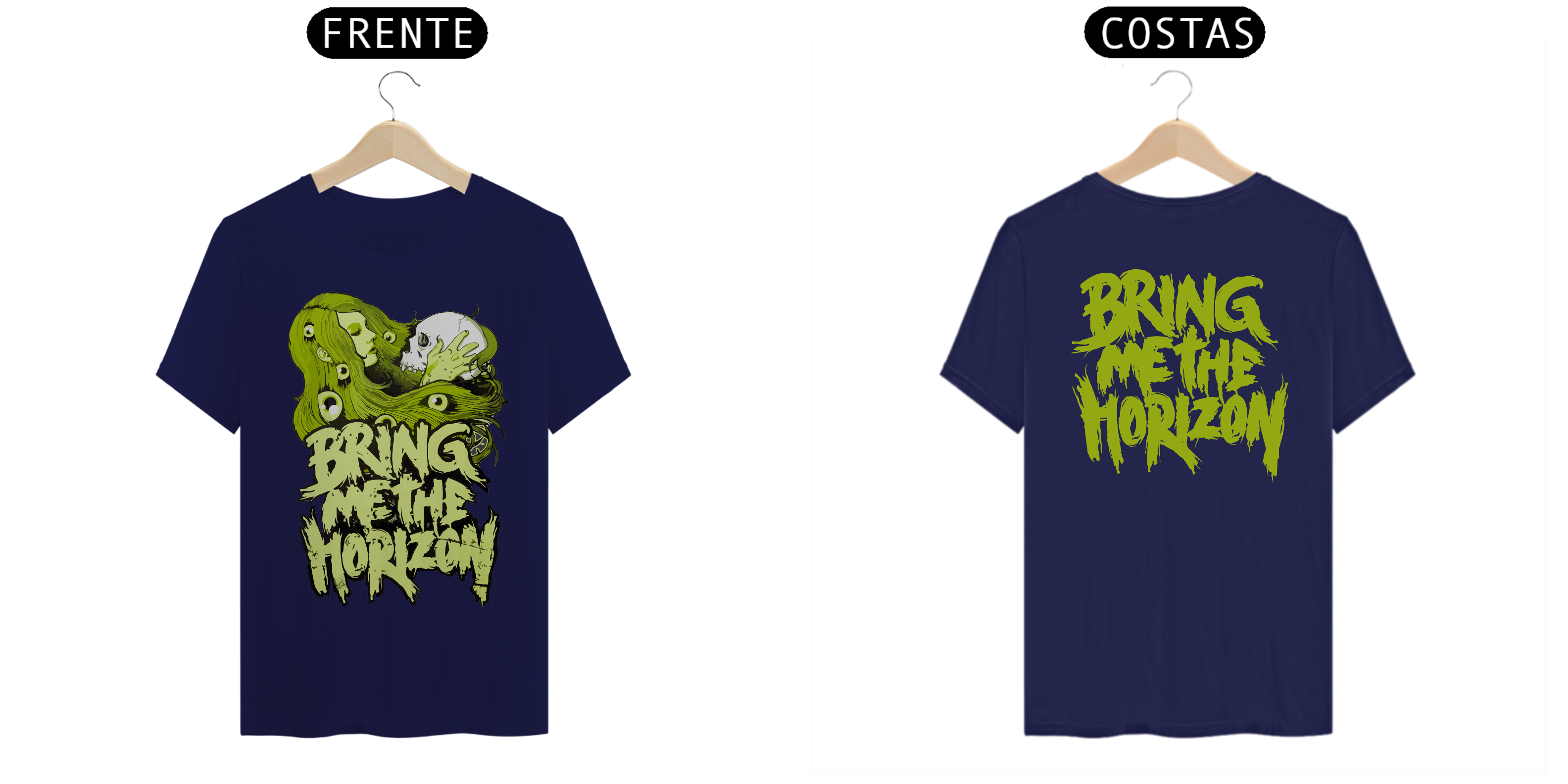 T-Shirt Quality Camiseta Bring Me The Horizon - Lady&Olavo de