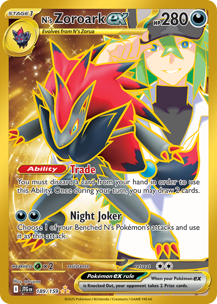 N's Zoroark Ex #189 Price: $13 → PSA 10: $79 (2025 Guide