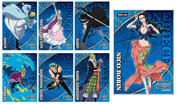 ワンピース クリアカードコレクションガム BLUE 初回限定版 16個入り