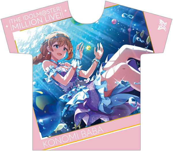 アイドルマスター ミリオンライブ！ フルグラフィックTシャツ 馬場