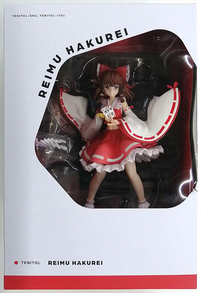 TENITOL 東方Project 博麗霊夢 特製背景パネル付き 完成品フィギュア