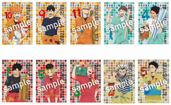 ハイキュー！！ ペイントスーツ A5ポストカードセット[タカラトミー