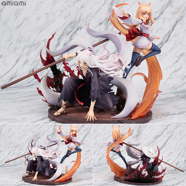 特典】『戦国妖狐』 迅火＆たま ～世直し姉弟～ セット 1/7 完成品