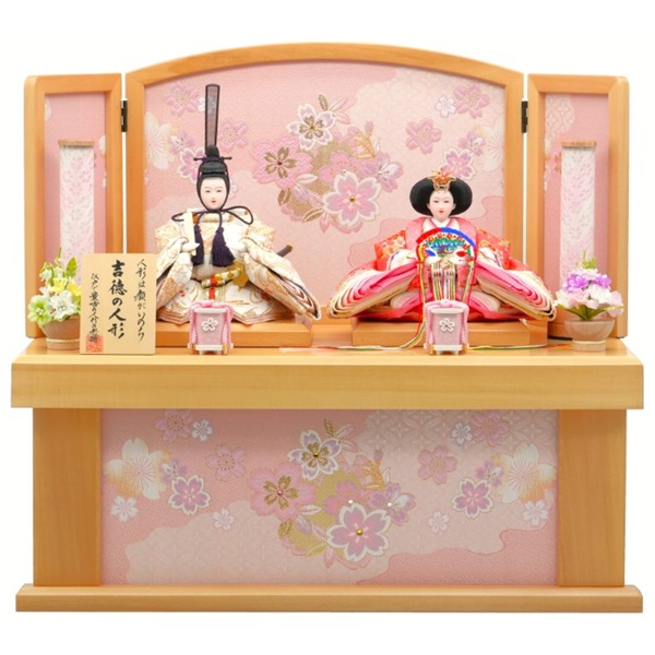 吉德 親王収納飾り「さくら雅」605927 4979866362934 ひな人形 雛人形