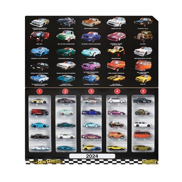 HRW96-9866 ホットウィール ブールバード 25カー ファクトリーセット