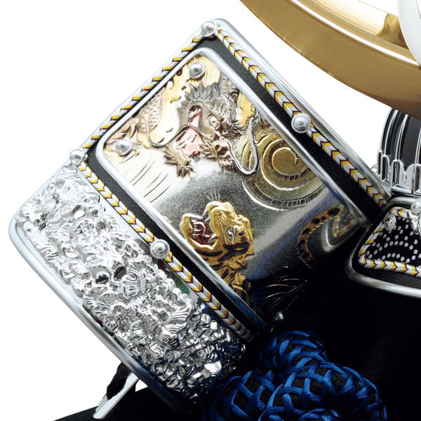 名前旗プレゼント 久月 五月人形 龍虎伝説 壮健 兜 収納飾り RKS9848B