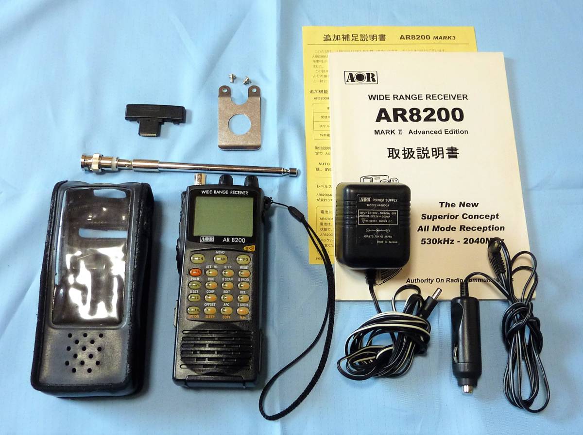 AOR AR8200 MARK3 広帯域受信機 通電確認出来てません、ジャンクで AOR
