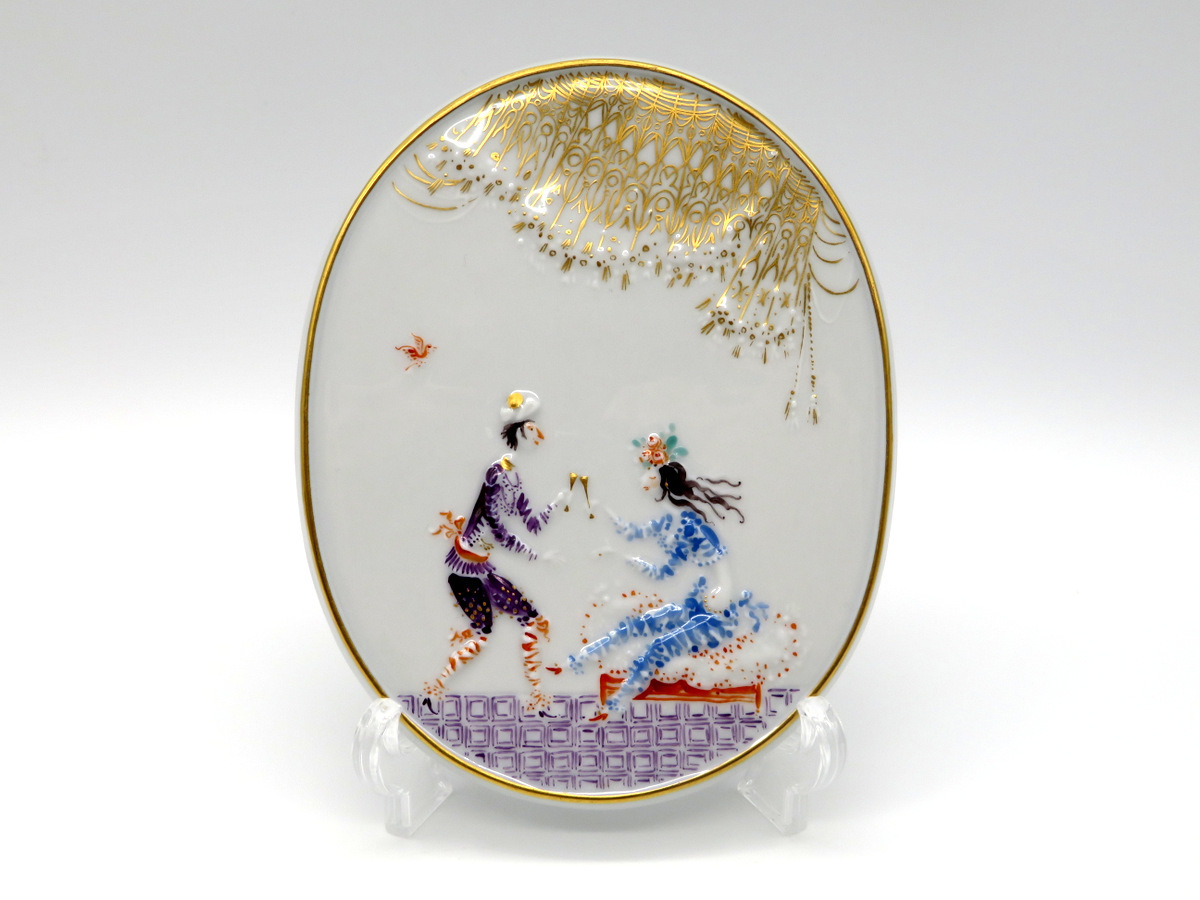 マイセン アラビアンナイト 大型陶板 プラーク マイセン アラビアン