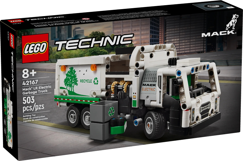 Mack LR Electric Garbage Truck : Set 42167-1 | BrickLink