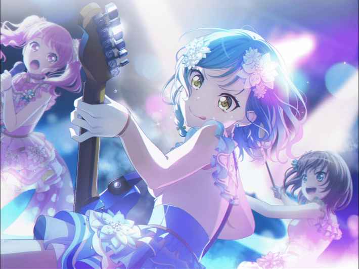 バンドリ 氷川日菜 バスタオル ① バンドリ! ガルパ! ジャケット風