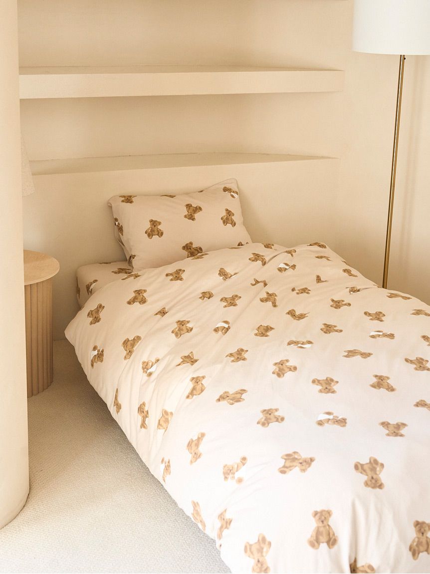 Sleep】ベア柄3点セット（シングル）(寝具セット)｜ルームウェア