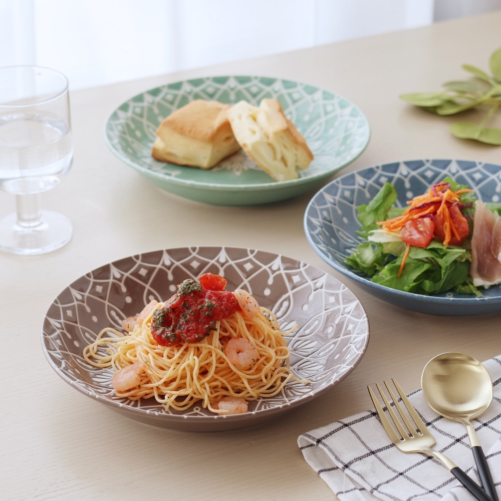 ステラ 美濃焼 カレー皿/パスタ皿 3枚セット【食器ギフトセット 化粧箱