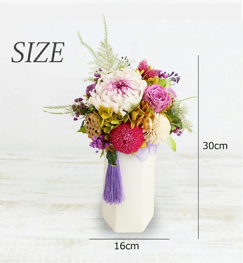 お供え 仏壇 仏花 四十九日 御供 仏花 プリザーブドフラワー 輪菊