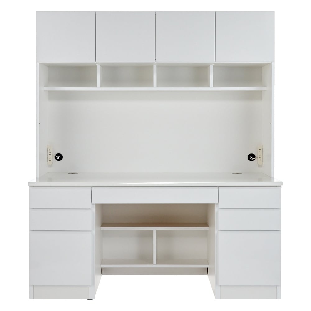 書斎壁面収納シリーズ デスク 両引き出し 通販 - ディノス