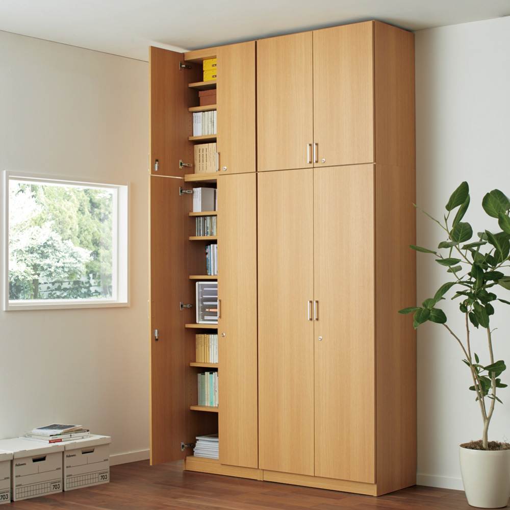 鍵付き本棚ハイタイプ 幅60奥行45高さ180cm 通販 - ディノス