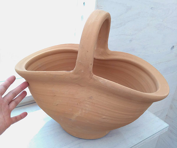 園芸ネット本店｜手つきバスケット鉢L（幅39-42cm） の通販【公式】