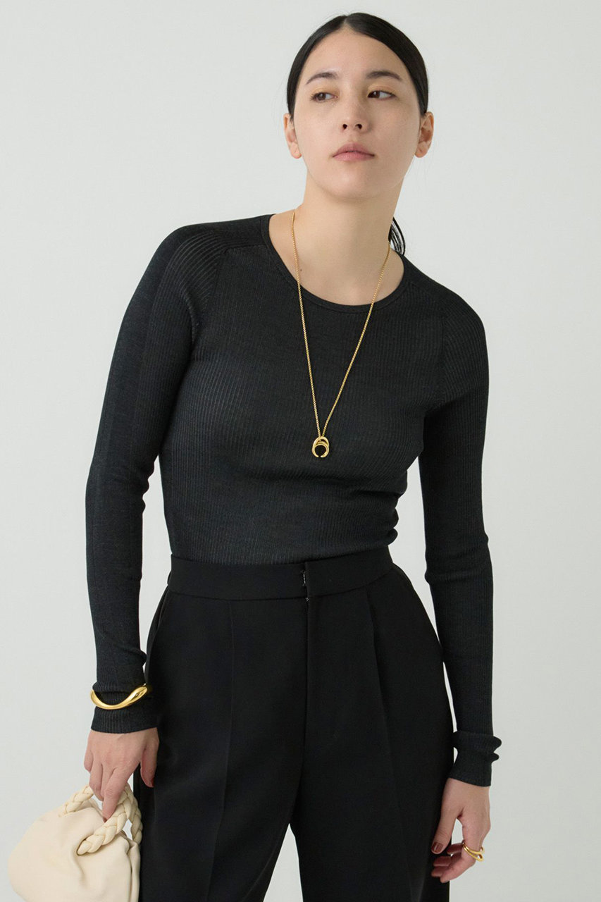 Chaos(カオス)｜CS18GシルクリブCN/ブラック の通販｜ELLESHOP・(エル