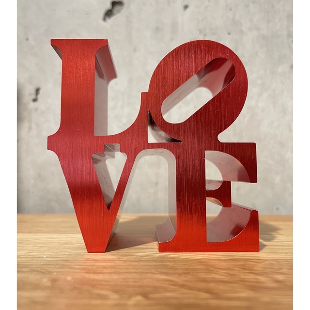 ロバート インディアナ LOVE オブジェ置物 リミテッドエディションの