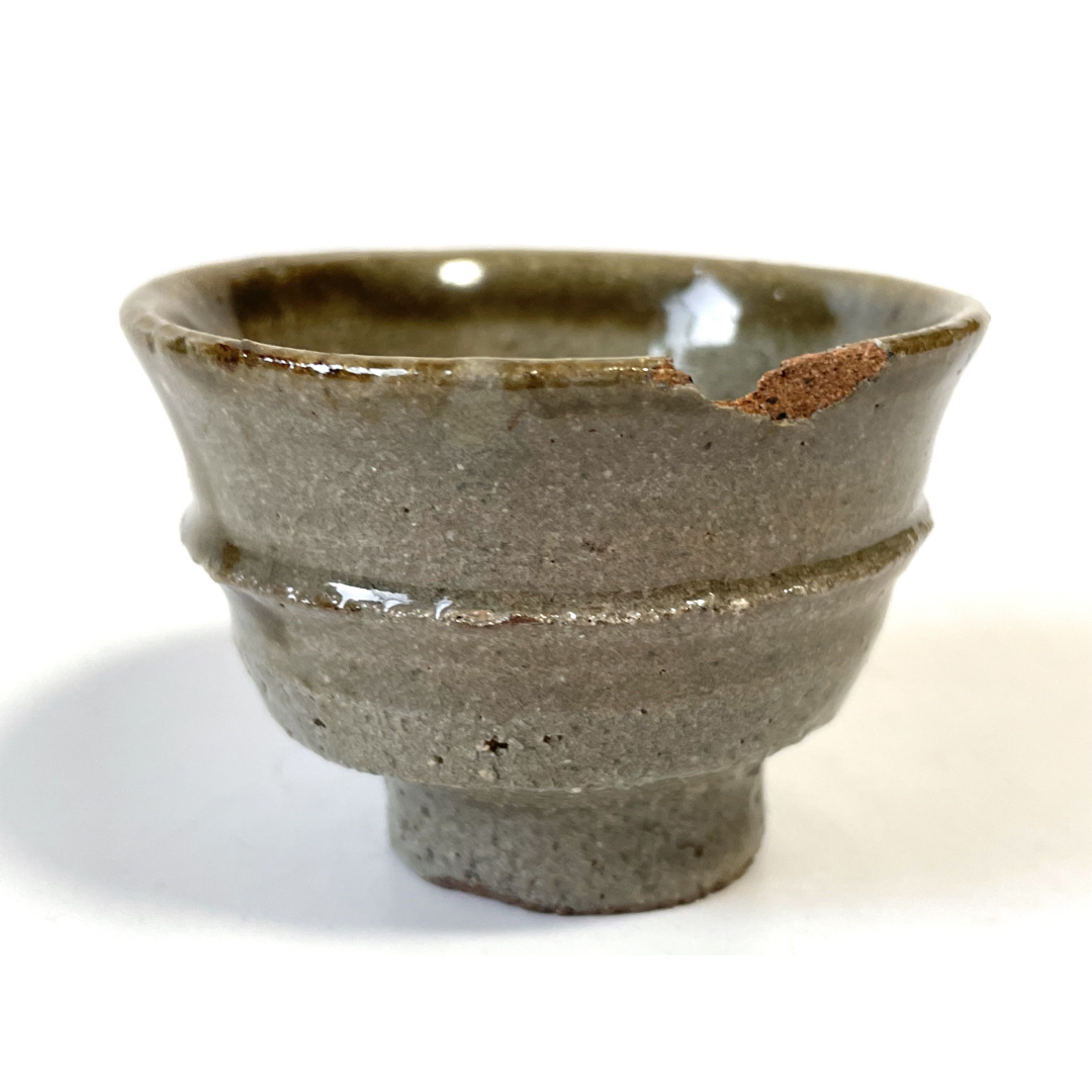 陶芸家 濱田庄司 浜田庄司 ？ 胴紐 皮鯨 ぐい呑 盃 酒器 箱なし 民芸の