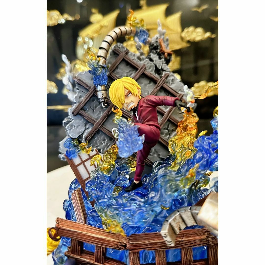 ワンピース 魔神風脚 サンジ ガレージキット ワーコレサイズ