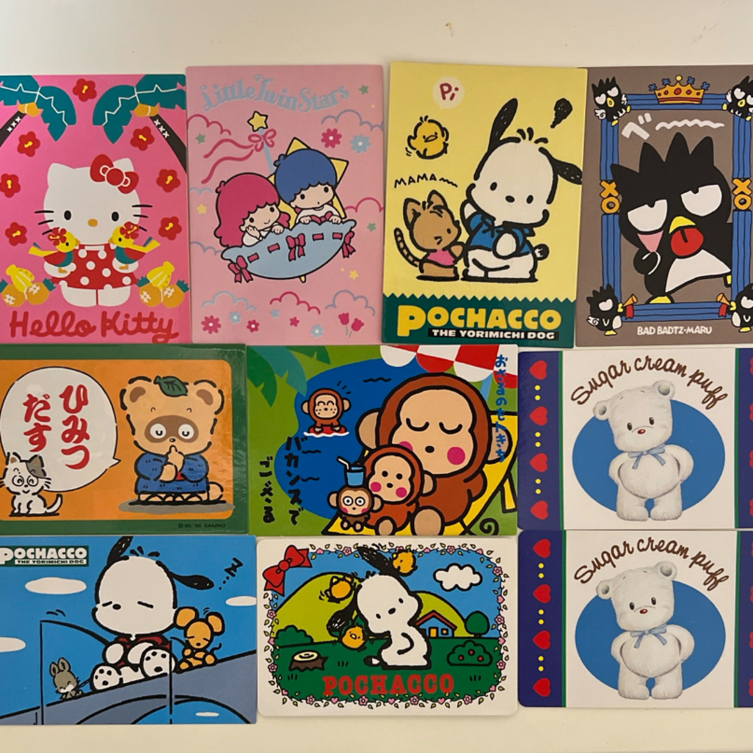サンリオ - サンリオ キャラクターカード キティー ポチャッコ 1990