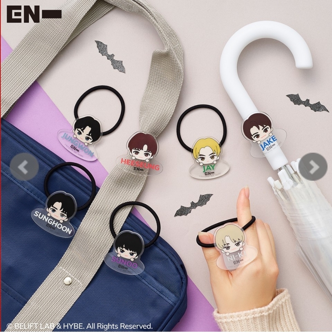 ソヌ 一番くじ ぬいぐるみ カードケース 4点コンプセット ENHYPENの