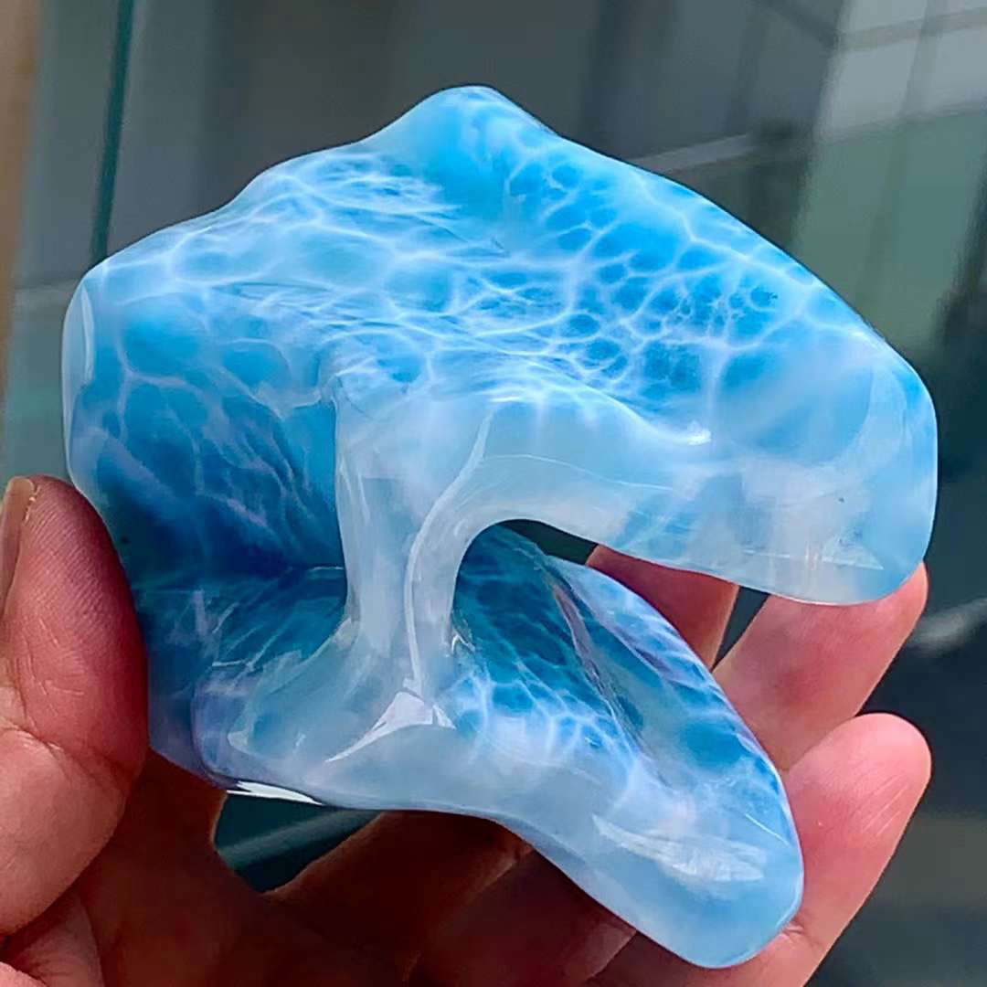 457.5g 天然無処理 ラリマー 原石の通販 by 天然石屋*～全て一点商品