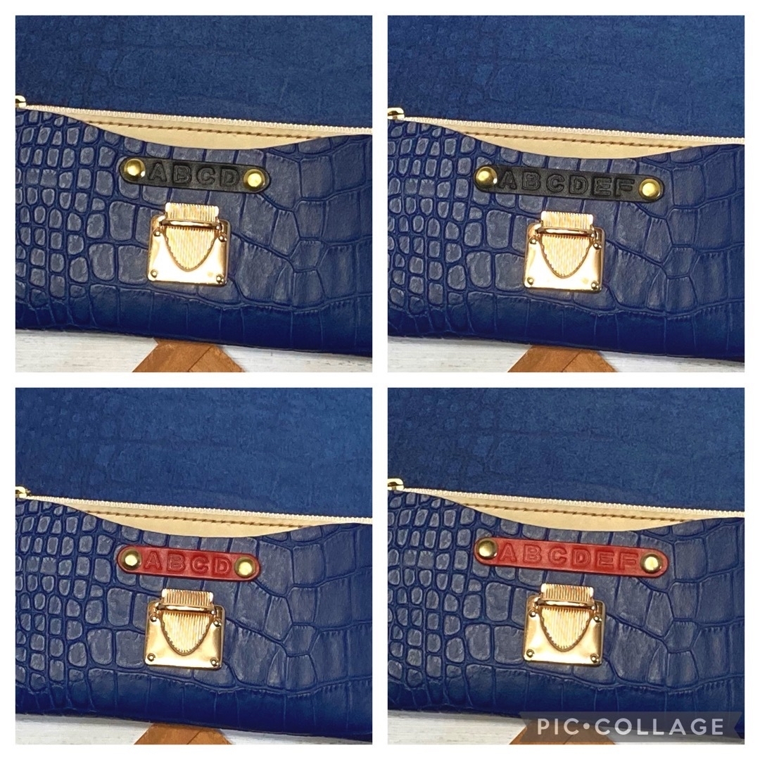 ❤️【大人のネイビー♪】高級感×シンプルの大人お洒落総本革長