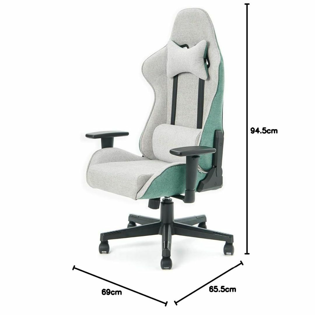 色:グリーン_スタイル:本体】イトーキ ゲーミングチェア オフィス