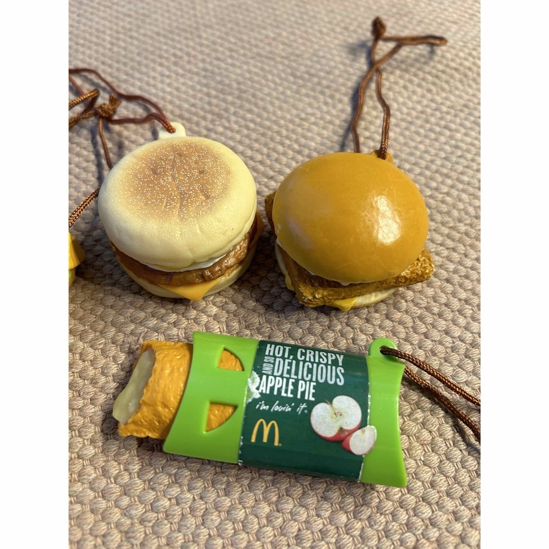 マクドナルド - マクドナルド ハッピーセット フィギュア バーガー7点