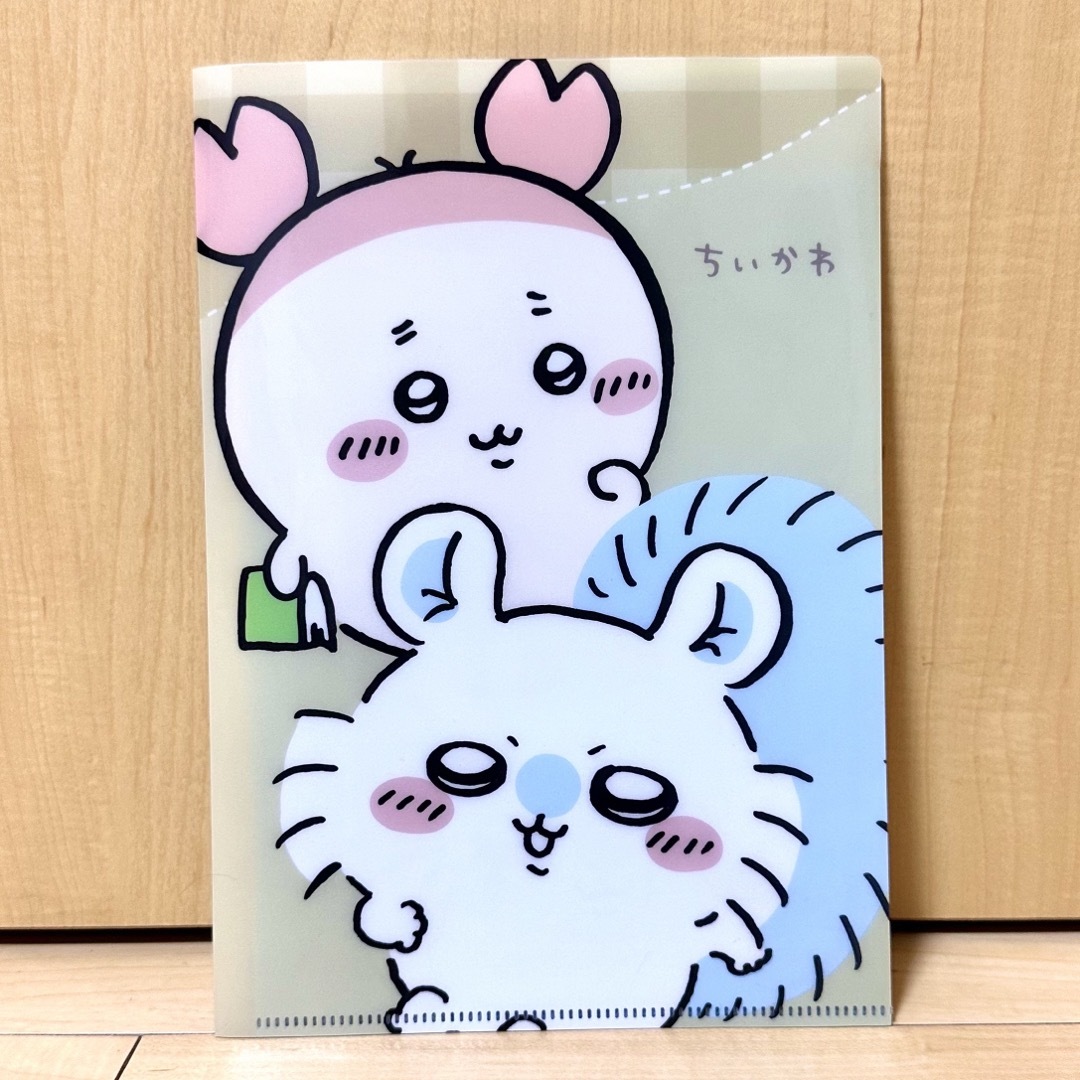 ちいかわ - ちいかわ - モモンガ&カニ 古本屋 クリアファイル&袋セット
