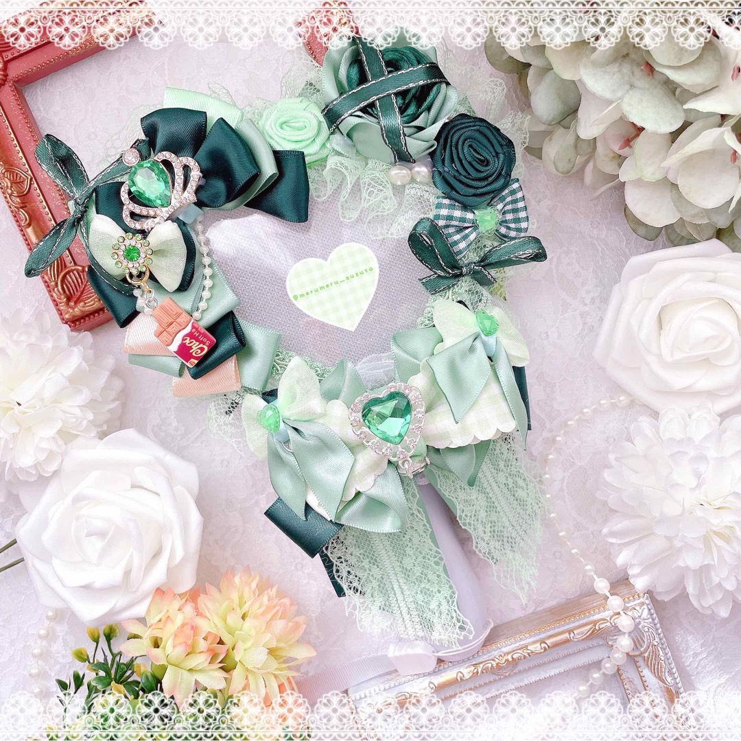 めのつきさま ハートペンライトデコ オーダーページの通販 by