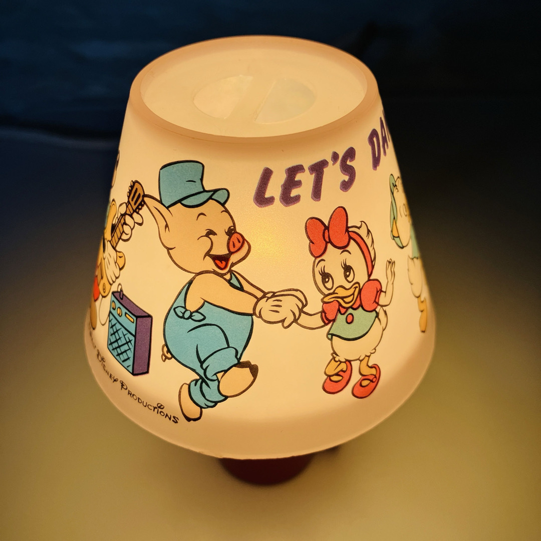 Disney - 昭和レトロ ディズニー ニチテン ミニランプ 激レア