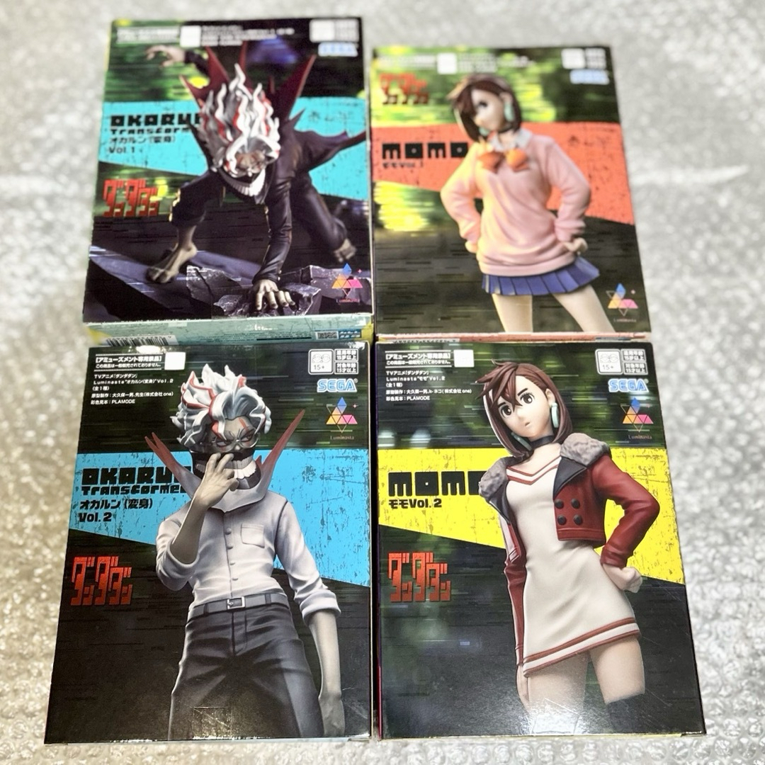 SEGA - 【新品】ダンダダン オカルン&モモ ルミナスタ フィギュア4体