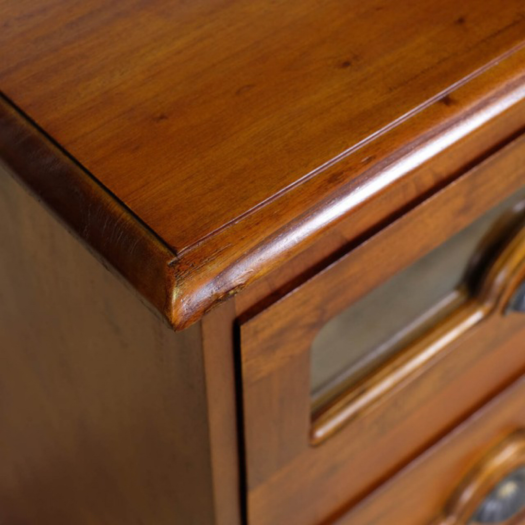 A 新品 アジアン チェスト マホガニー コロニアル カントリー 収納