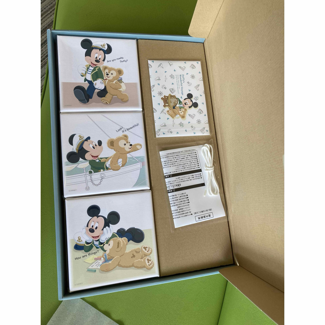 新品】ディズニーダッフィーのワンダフルヴォヤッジアートパネル絵絵