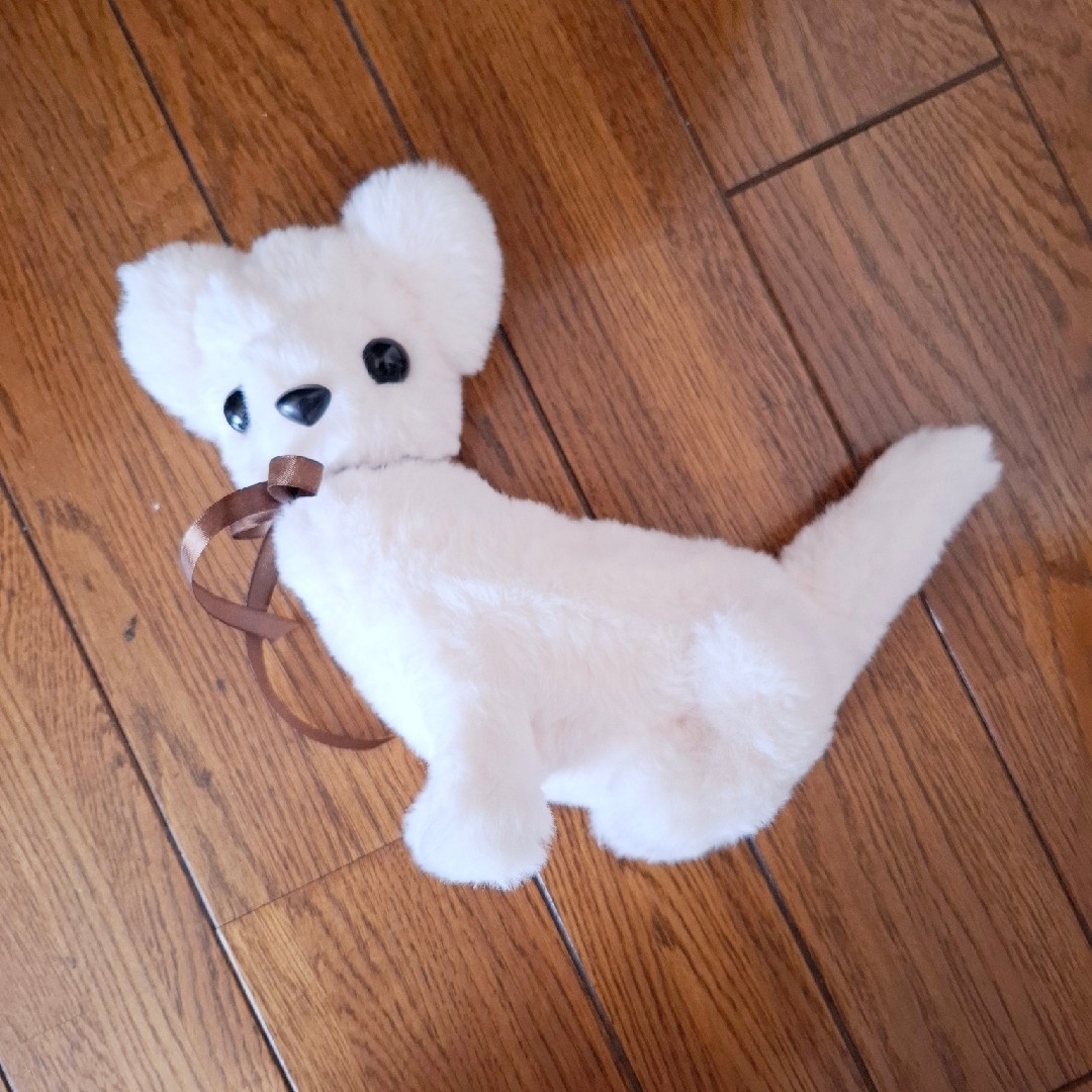 ぬいぐるみ、チワワ、子犬、パピー、ハンドメイド、オリジナル、白