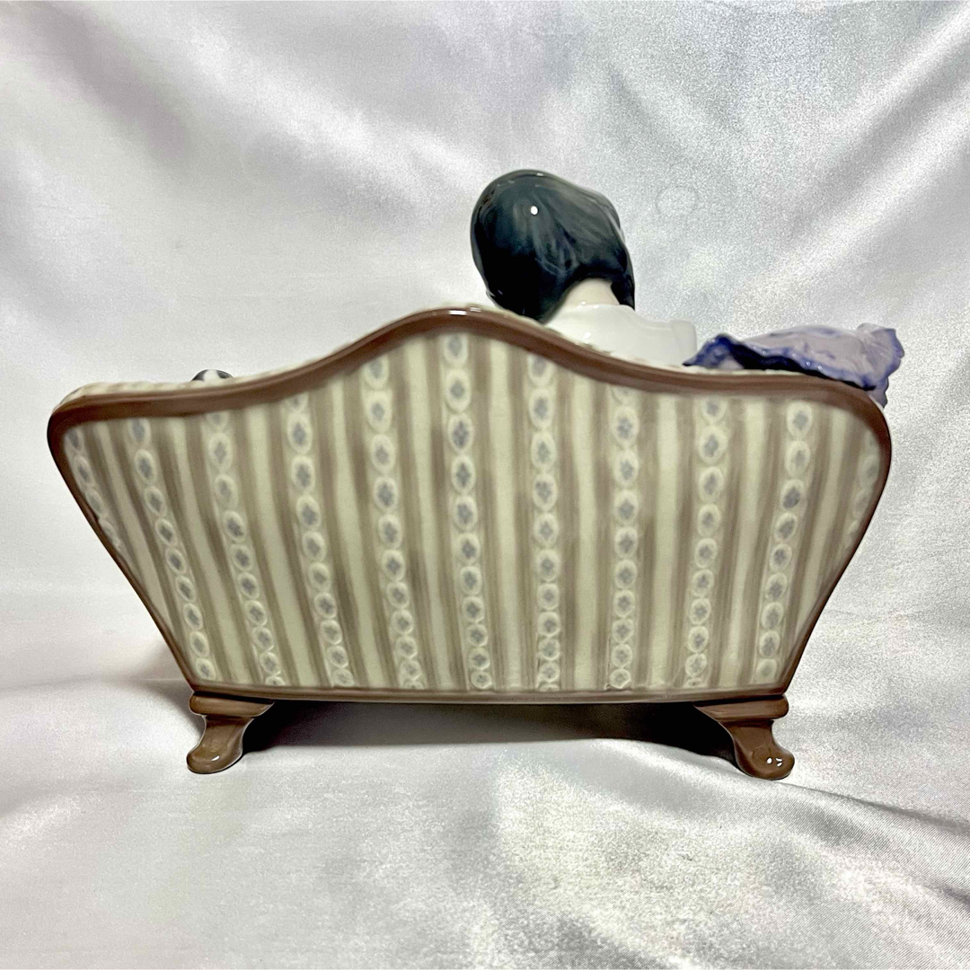 LLADRO - 【美品】リヤドロ 5735 お姉ちゃまのお話 絶版 姉妹 犬 置物