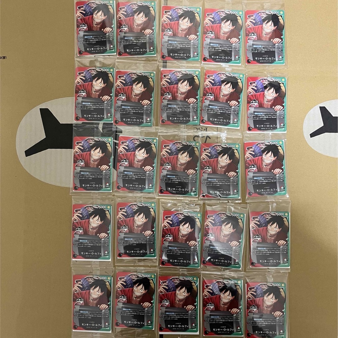 ONE PIECE - 一番くじワンピース ルフィプロモ新品未開封25枚の通販 by