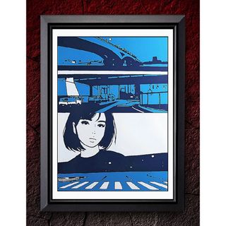 宇多田ヒカル / SONY「RED HOT」A4サイズ写真ポスター額装付き2点の