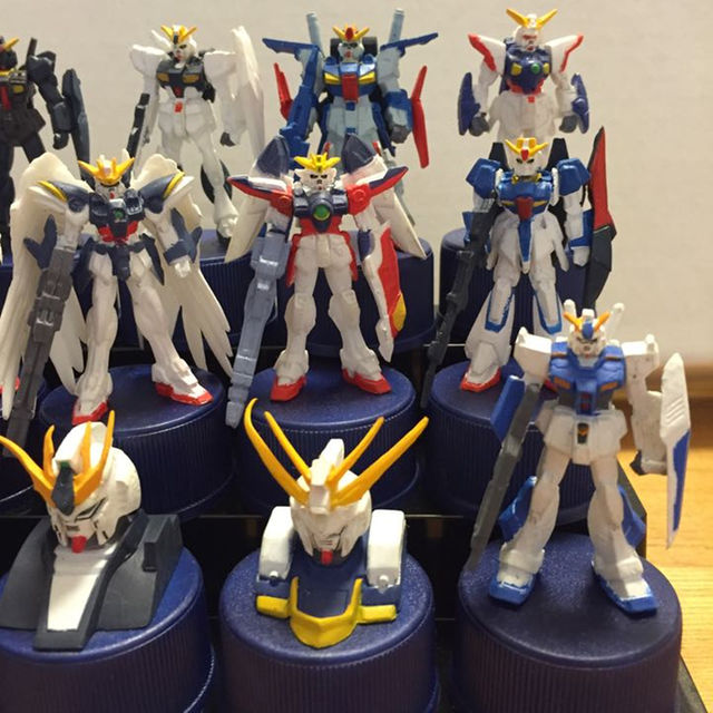 現品引渡】ペプシボトルキャップ ガンダムコレクション Z,ZZ,ウィング