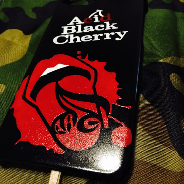 iPhoneケース Acid Black Cherryロゴ ペイントの通販 by らむ☆'s shop