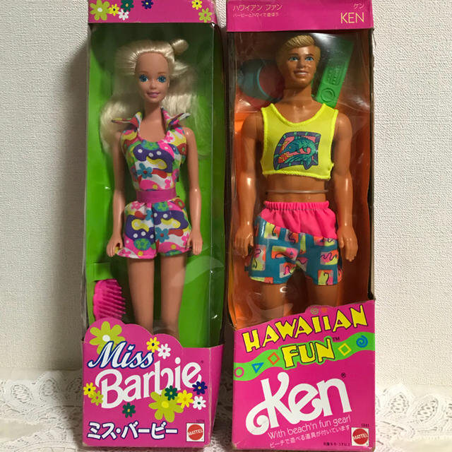 Barbie - 未開封！90年代「ミス・バービー」と「ハワイアンファン