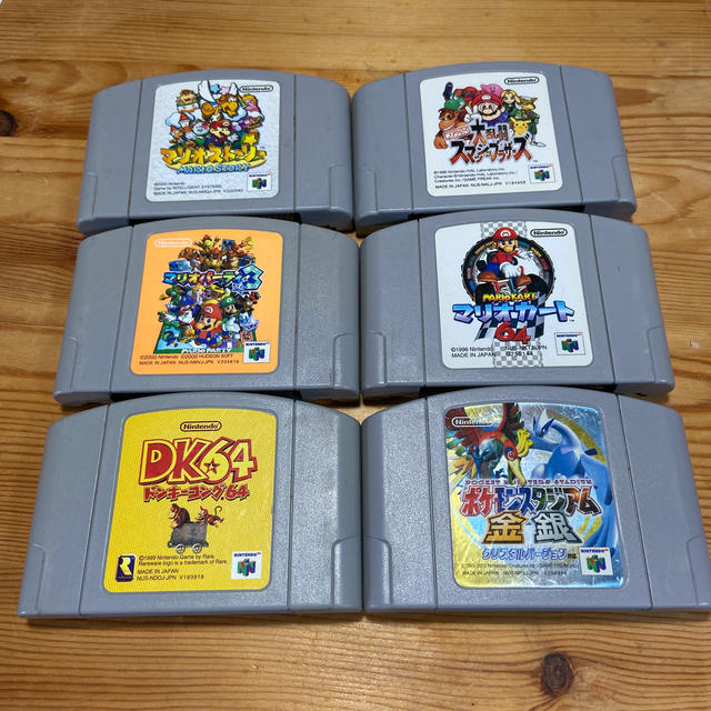 NINTENDO 64 - 64 マリオカートなど6本まとめての通販 by 激安SSD高速