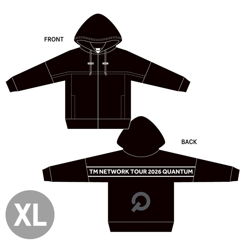 オリジナルパーカー（XL）/ TMNETWORK TOUR 2026 QUANTUM : TM NETWORK