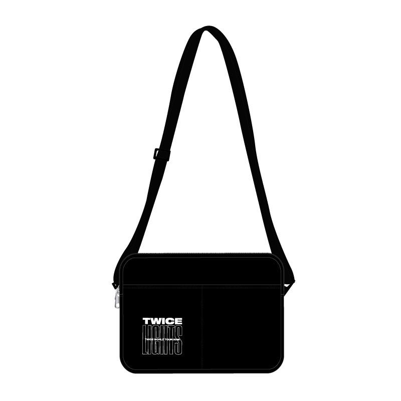 ショルダーバッグ ブラック / TWICE WORLD TOUR 2019 'TWICELIGHTS' IN