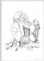 直筆サイン入りカラー複製イラスト 七尾奈留 sola [FG-1326]