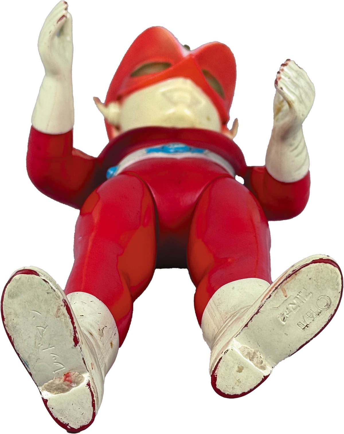 1401] レッドマン 面取れスタンダードソフビ レッドナイフ付